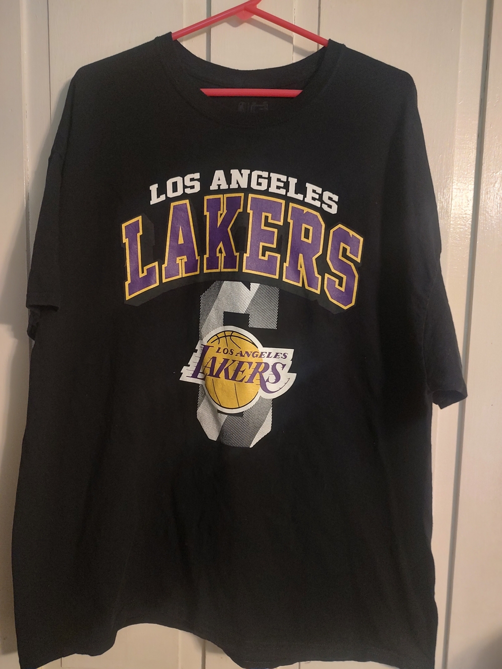 Ultra GAME Los Angeles Lakers LeBron James #6 NBA Basketball Shirt 2XL Black
